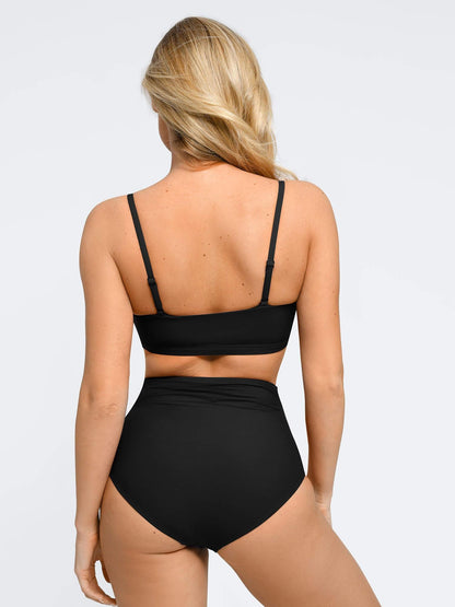 Aurora - High-waisted Shapewear Bikini Bottom Set