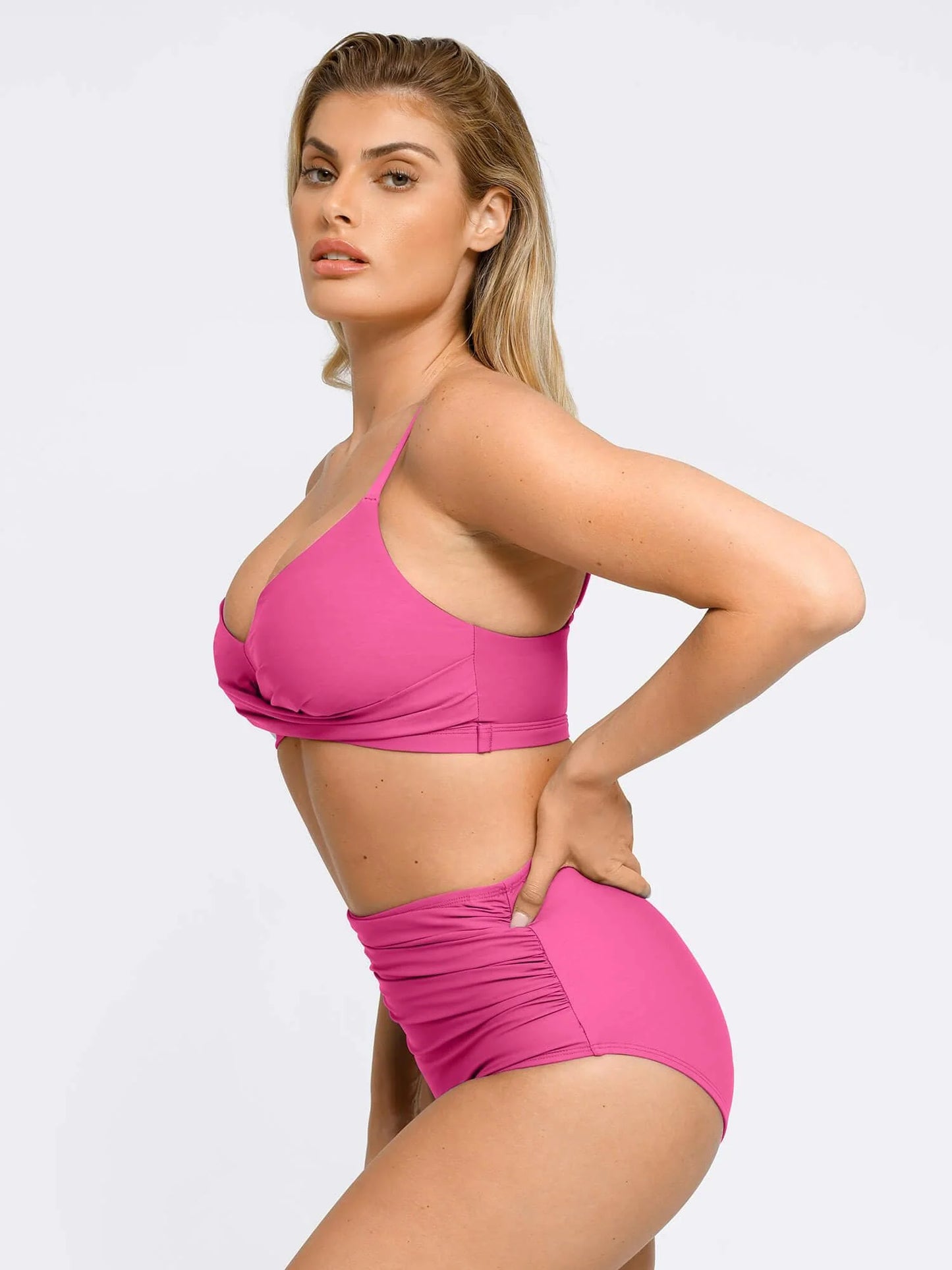 Aurora - High-waisted Shapewear Bikini Bottom Set