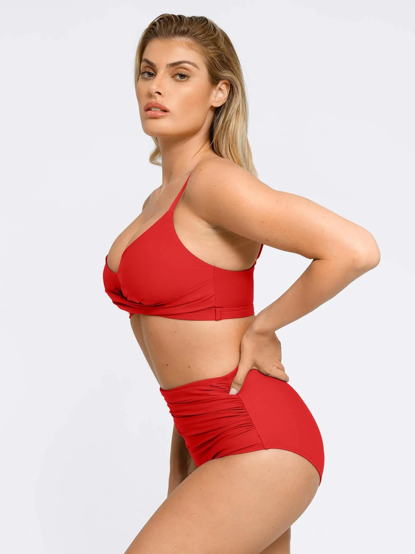 Aurora - High-waisted Shapewear Bikini Bottom Set