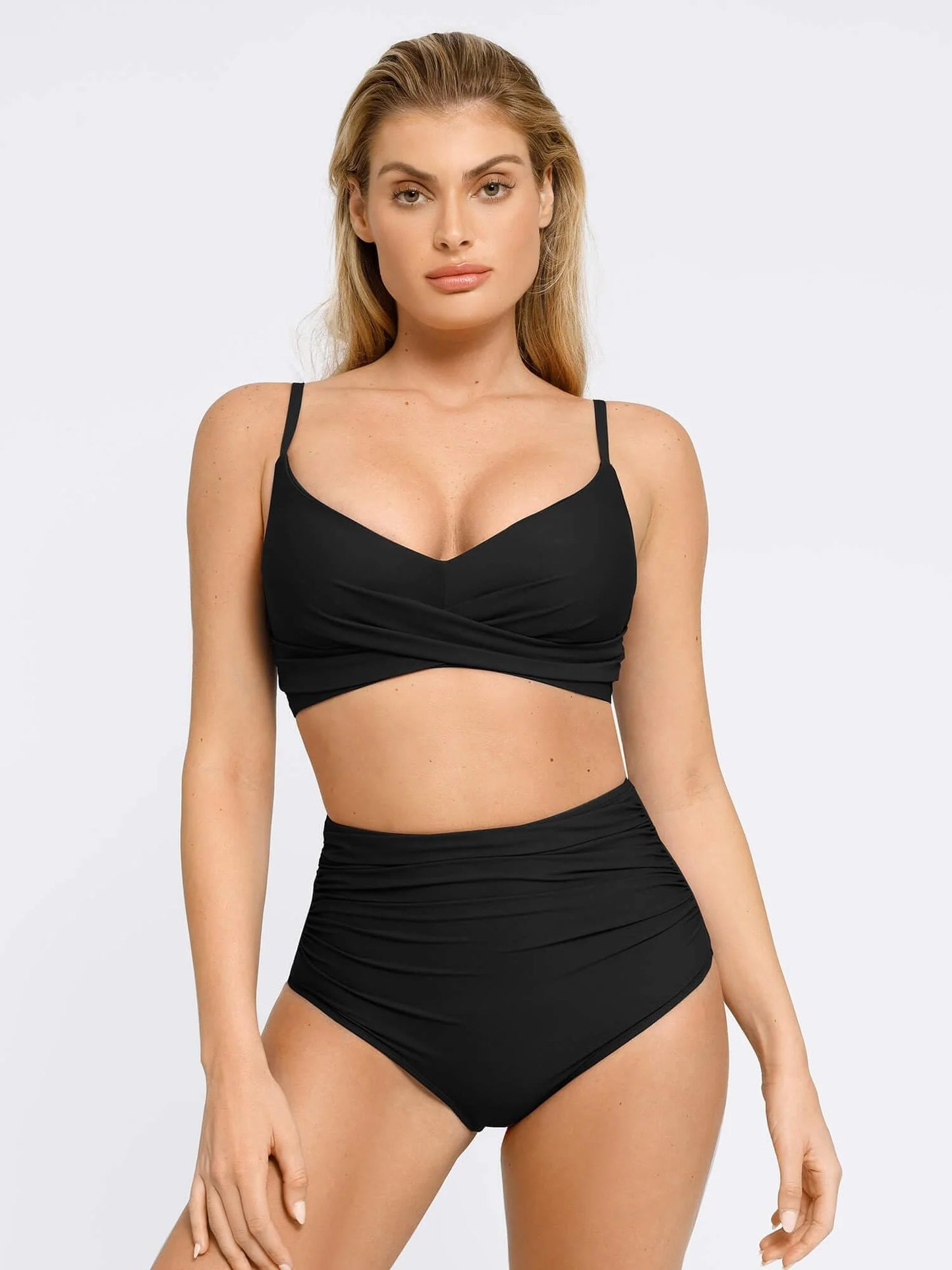 Aurora - High-waisted Shapewear Bikini Bottom Set