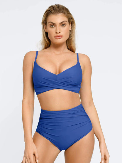 Aurora - High-waisted Shapewear Bikini Bottom Set