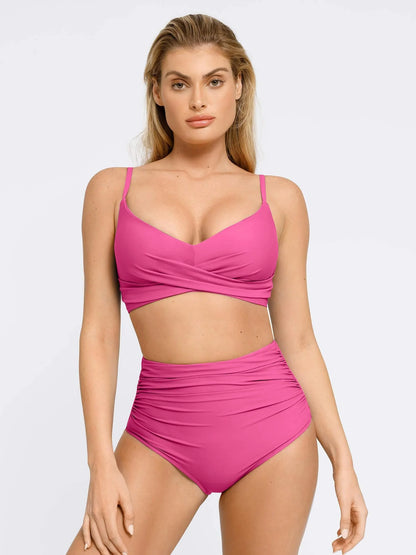 Aurora - High-waisted Shapewear Bikini Bottom Set